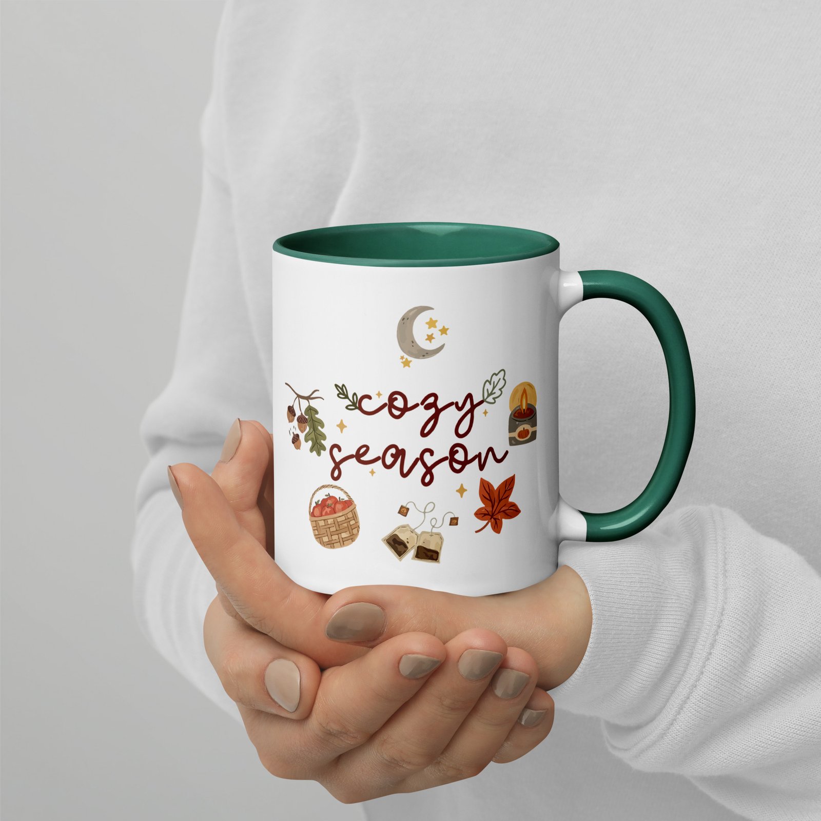 Cozy Season (Thanksgiving) - Mug with Color Inside - Image 3